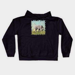 Monkeying Around the Trunk Kids Hoodie